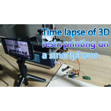 Проект устройства для съемки таймлапсов фотополимерной 3D печати